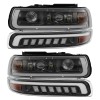 1999 2000 2001 2002 Chevy Silverado 1500 Led Headlights Assembly Chevrolet 2500HD 3500 Lights