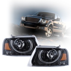 2004 2005 2006 2007 2008 Ford F150 Led Headlights Raptor Lights