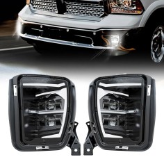 2013 2014 2015 2016 2017 Dodge Ram 1500 Led Fog Lights Assembly