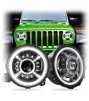 2018-2026 9 inch Jeep Wrangler JL Led Headlights Halo Lights