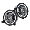 2018-2026 9 inch Jeep Wrangler JL Led Headlights Halo Lights