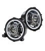 2018-2026 9 inch Jeep Wrangler JL Led Headlights Halo Lights