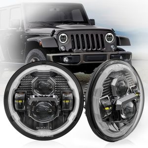 2017 Jeep Wrangler LED Headlights OEM 2017 JK Unlimited Halo Headlights