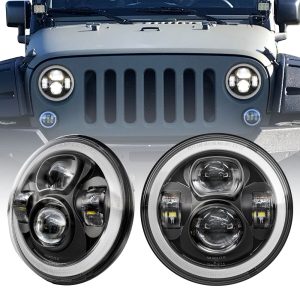 7 inch Led Halo Headlights 7 inch Projector Headlights