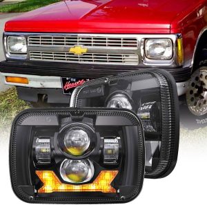 1982-1994 Chevy S10 Led Headlights Pickup Chevrolet S10 Aftermarket Headlight Upgrade