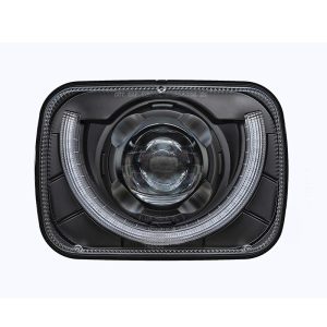 5x7 inch Jeep Comanche Led Headlights Conversion for 1984-2001 Jeep Cherokee XJ Upgrade